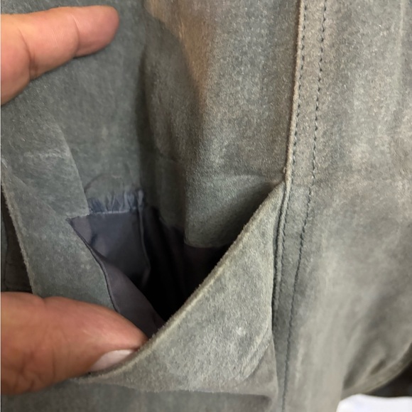 Ranchwear Men's Double Button Suede Blazer - Charcoal Size 44 - Picture 5 of 15